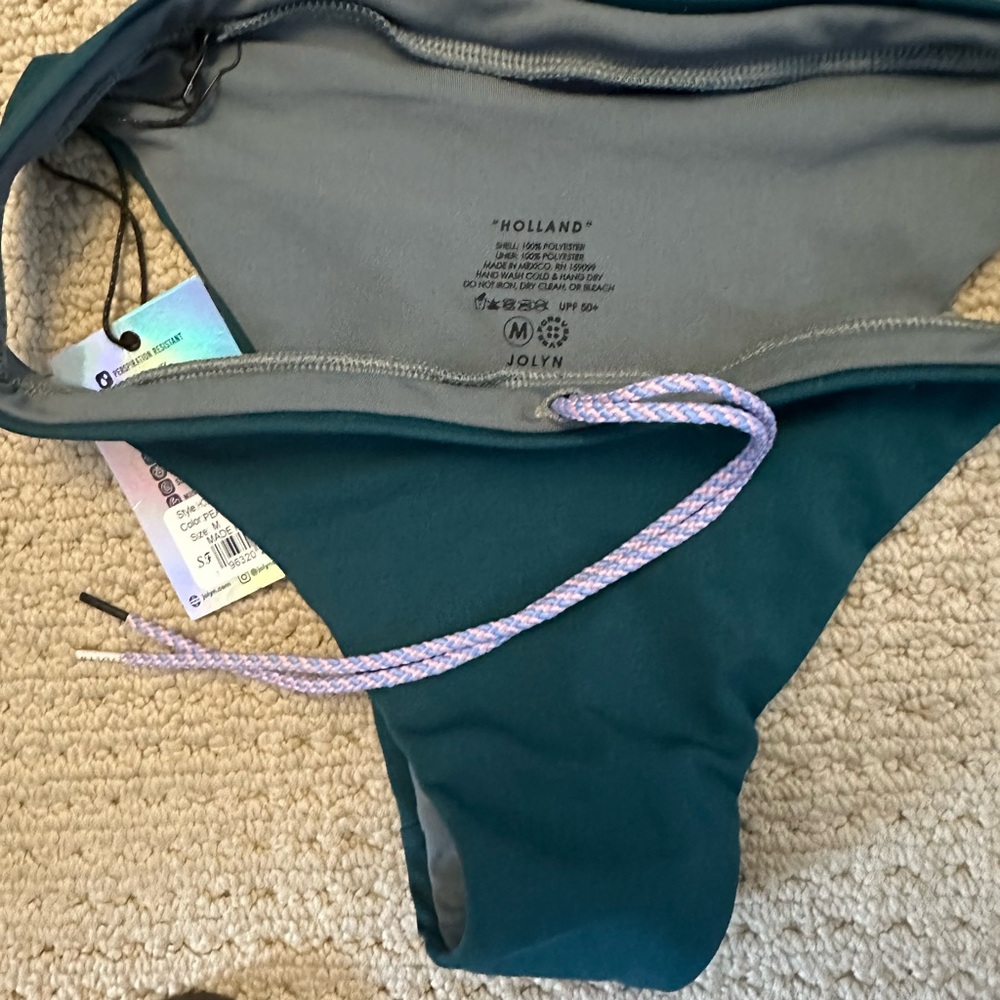 Jolyn Teal Bikini Bottom